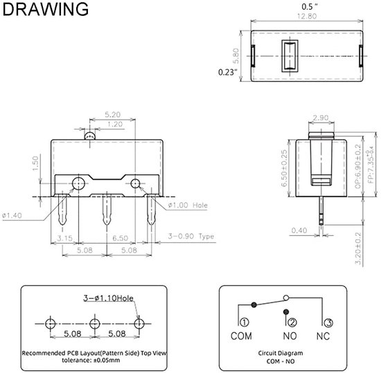 Muis Schakelaar Set - Micro Switches - Muis Reparatie - Gouden Contacten - 6 Stuks - Zilver — afbeelding 5