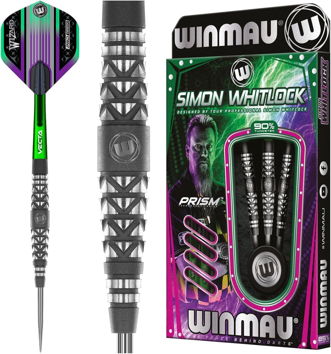 Dartpijlen Set - Stalen Darts - Precisie Werpen - 90% Tungsten - 24 Gram - Zilver