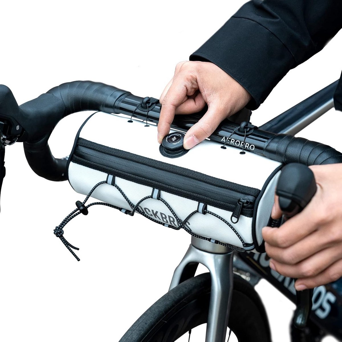Fiets Stuurtas - Fietstas Voorop - Dagelijks Fietsen - Waterafstotend Materiaal - 1.5 Liter - Wit