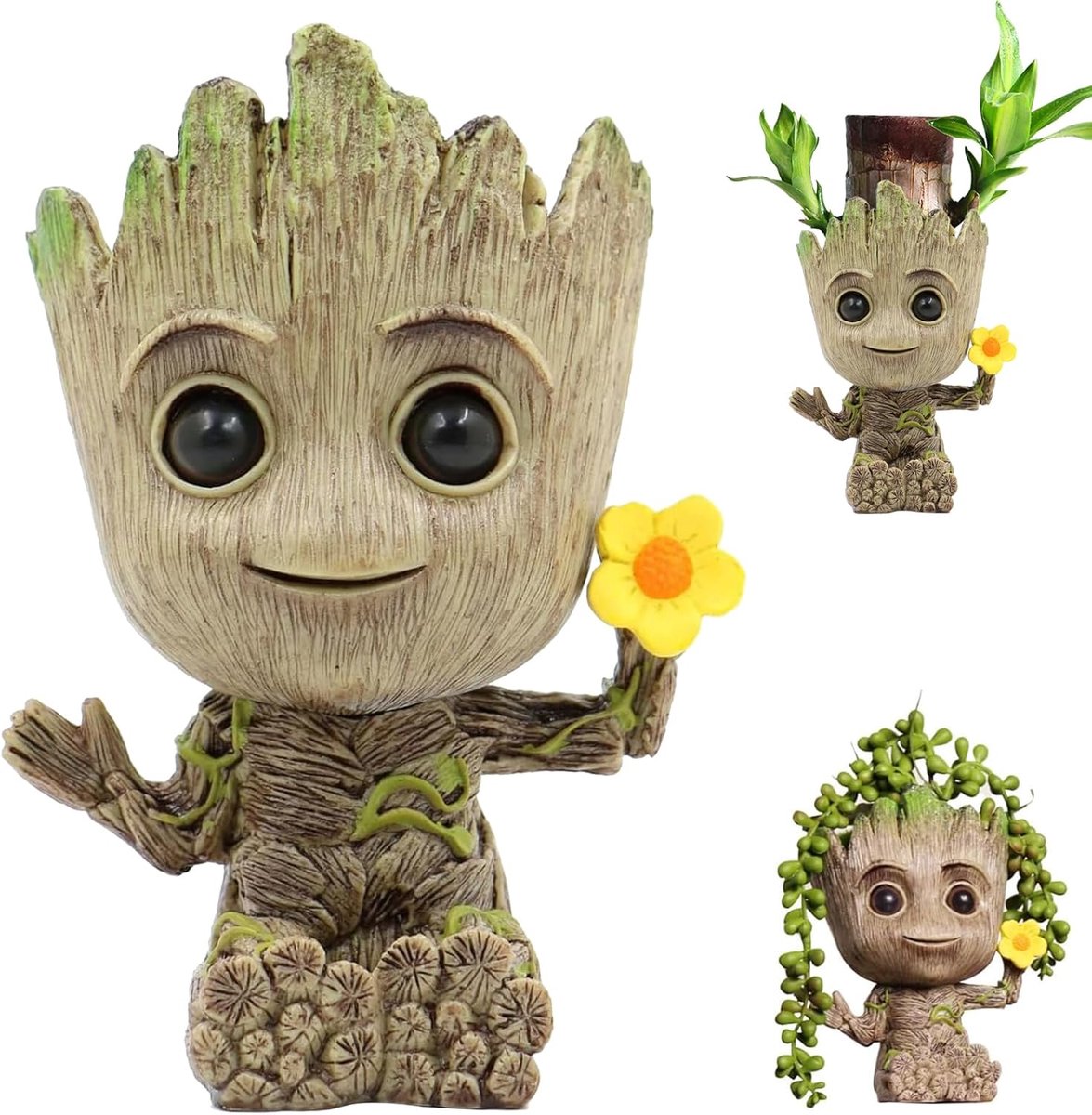 Grote Bloempot - Baby Figuur - Planten en Decoratie - Met Drainagegat - 5 x 1 x 10 cm - M1