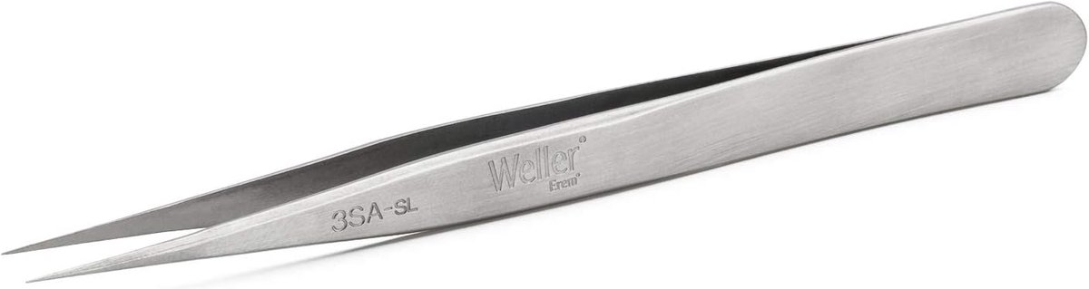 Precisie Tang - Pincet Gereedschap - Micro-elektronica Werk - Precisie Schroefafdichting - 15.9 cm - Wit