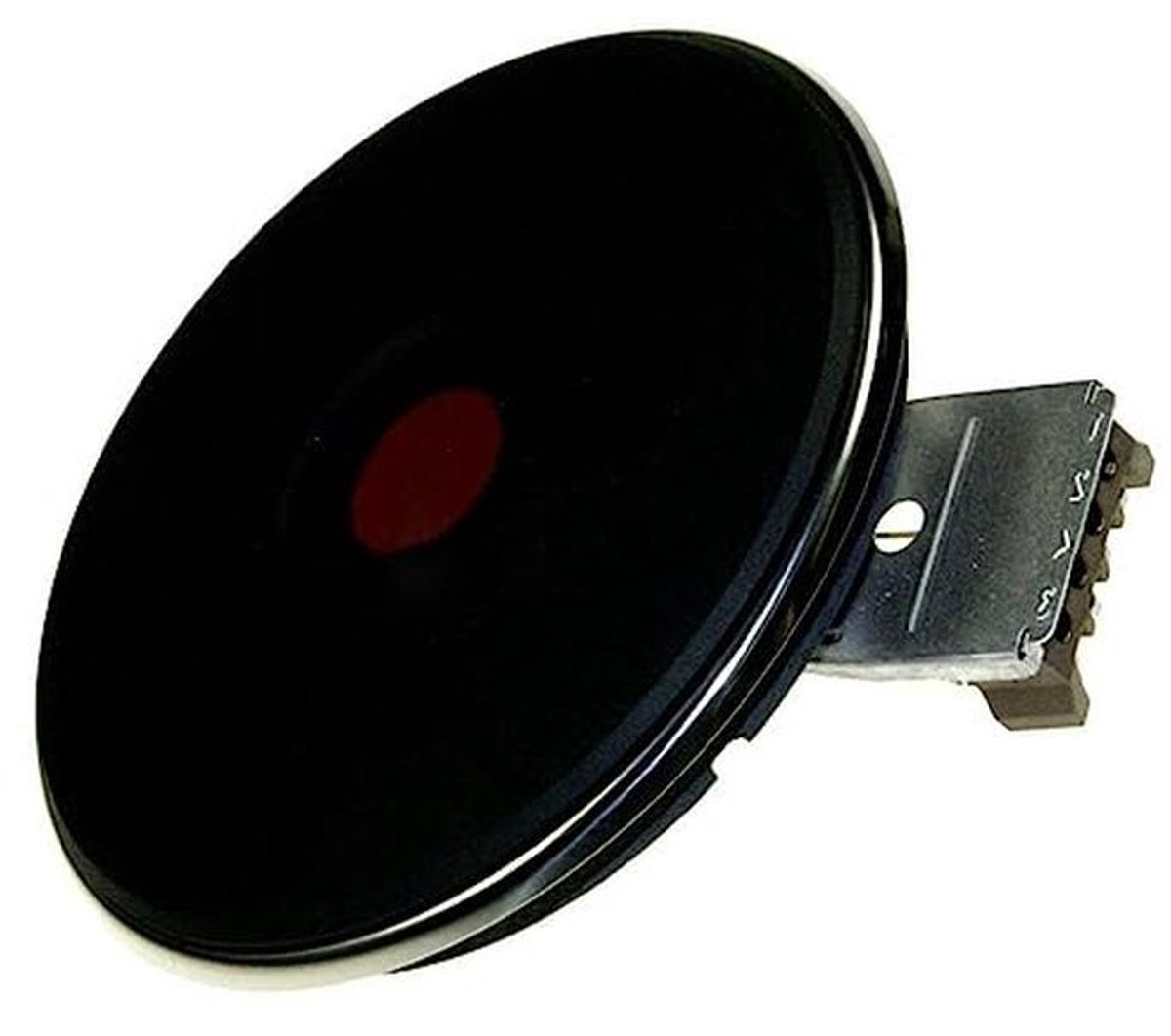 Kookplaat - Elektrische pit - Koken aanrecht - Roestvrijstalen rand - 145 mm diameter - Zwart
