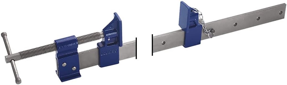 Klembeugel - Werkplaatshulp - Materiaalklemmen - Onbreekbare Klemkracht - 30 Inch - Zilver