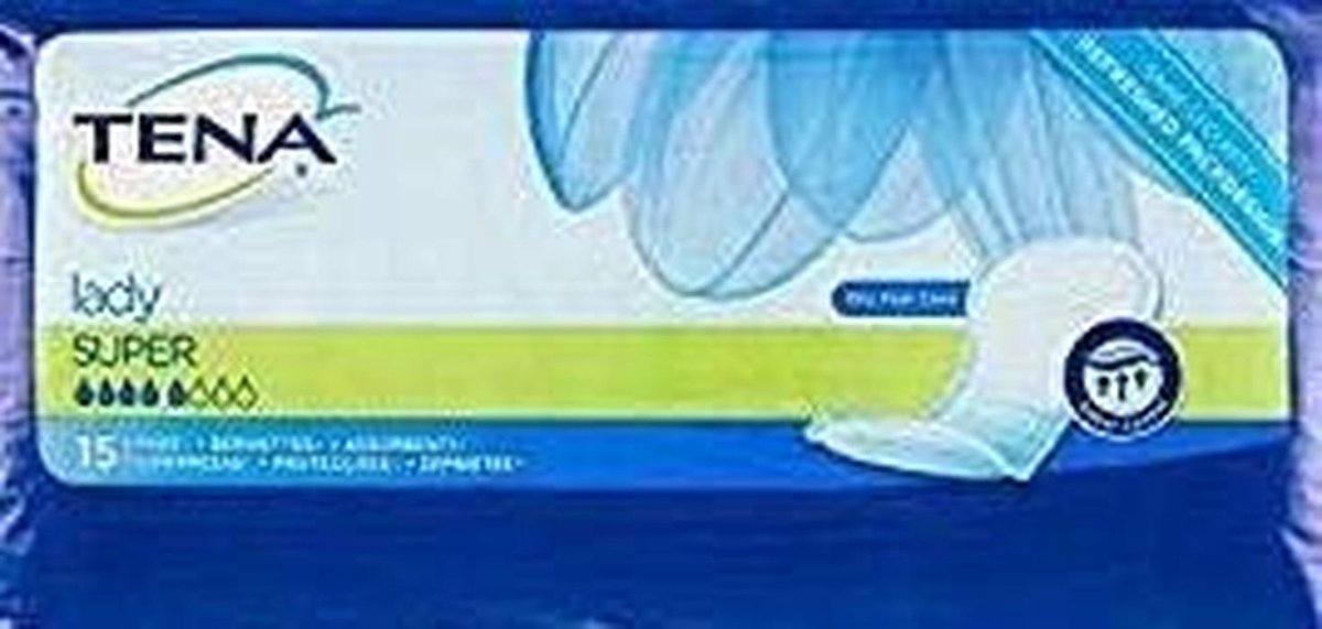 Inlegkruisjes - Discreet verband - Dagelijkse hygiëne - Extra absorberend - 15 stuks - Wit