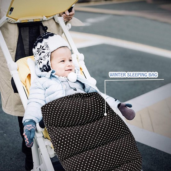 Baby Swaddle Dekens - Baby Wikkeldeken - Kinderwagen Comfort - Winddicht Dubbele Rits - 100 x 46 cm - Groen — afbeelding 4