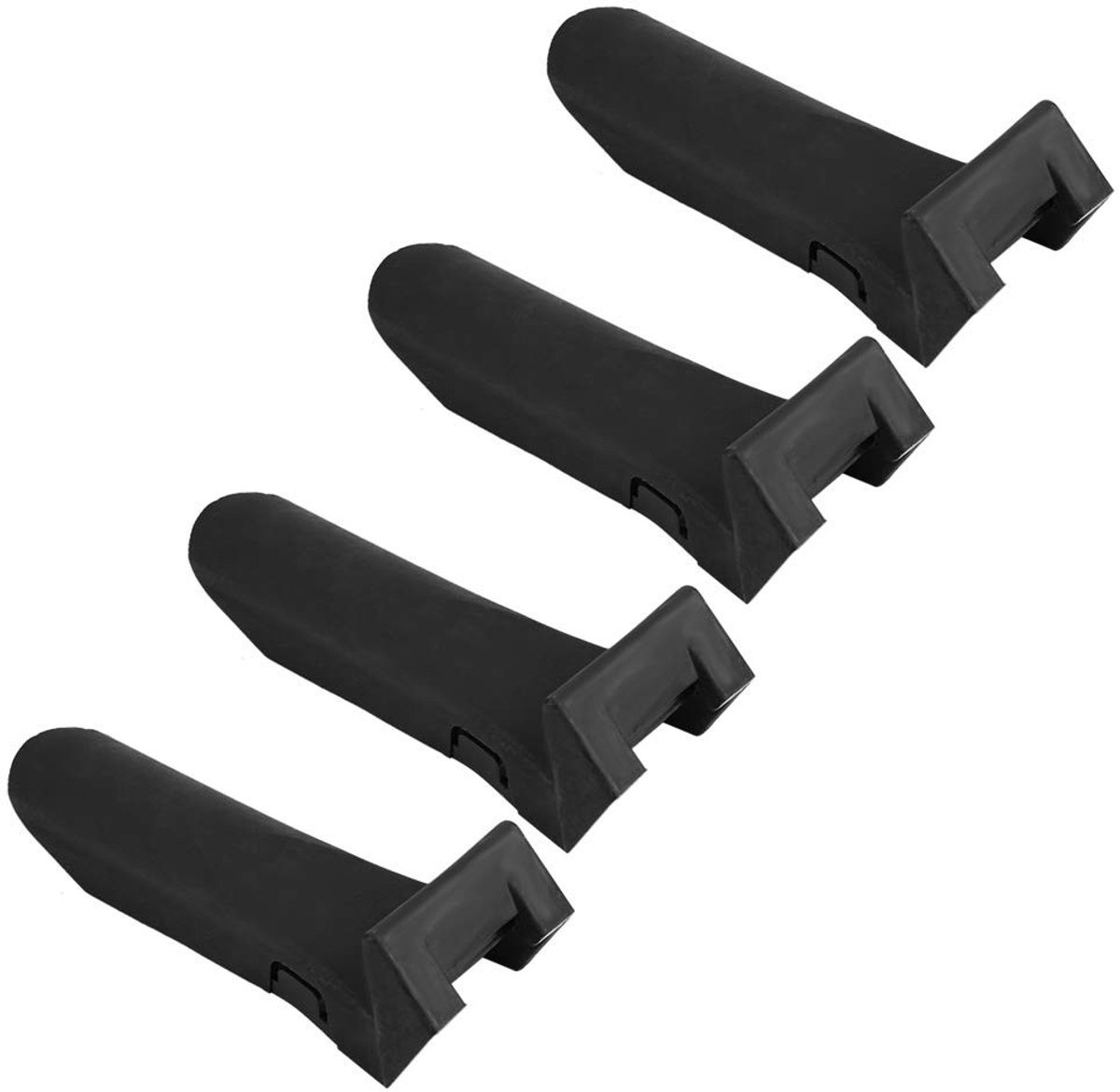 Dailygoods- Bandenmonteermachine Accessoires - Klauwrubbermanchetten - Velgbescherming - Bandenmontage - Type met rechte voet - Set van 4 stuks