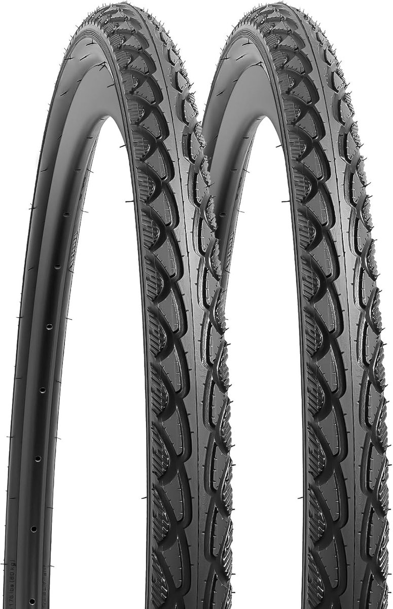Fietsbanden - Banden set - Stadsfietsen - Ultra duurzaam - 700x40C - Zwart