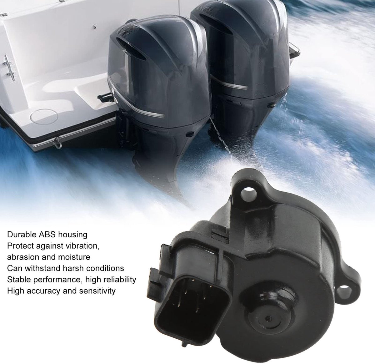 Dailygoods- Stationairluchtregelklep - Duurzaam ABS - Vervanging voor Buitenboordmotor 4-TAKT - Onderdeelnummer 18137 93J01 - Hoge Betrouwbaarheid - Professionele Productie - Stationairklep