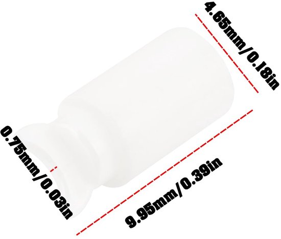 Dailygoods- Reel Pawl Guide 2 Stuks - Keramisch - Slijtvast - Compatibel met Abu Garcia Ambassadeur C/CS/C3/C4 - 4,65×0,75×9,95 mm - Verbeterde rolgladheid - Visaccessoire van Dailygoods — afbeelding 4