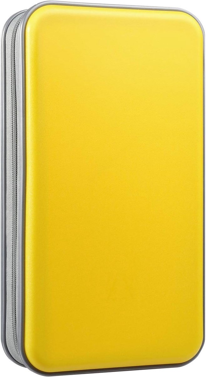 CD Hoes - DVD Etui - Opslag & Transport - 96 Capaciteit - 28.5x15.5x6.4cm - Geel