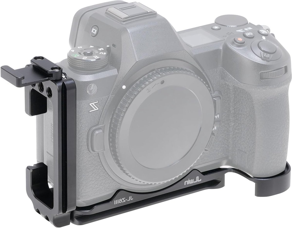 Snelkoppelplaat voor Nikon Z6III Camera met L-vormige Bevestiging voor DJI Ronin Gimbals en Arca Swiss Statief
