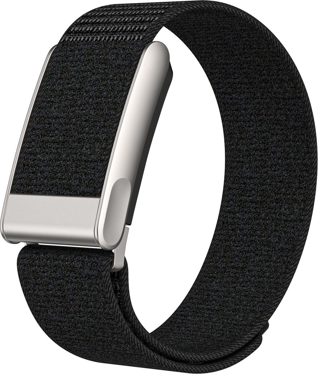 Stravo Nylon Bandje met Klittenband – Geschikt voor Whoop MG – Ademend & Zweetbestendig – Verstelbaar – Zwart
