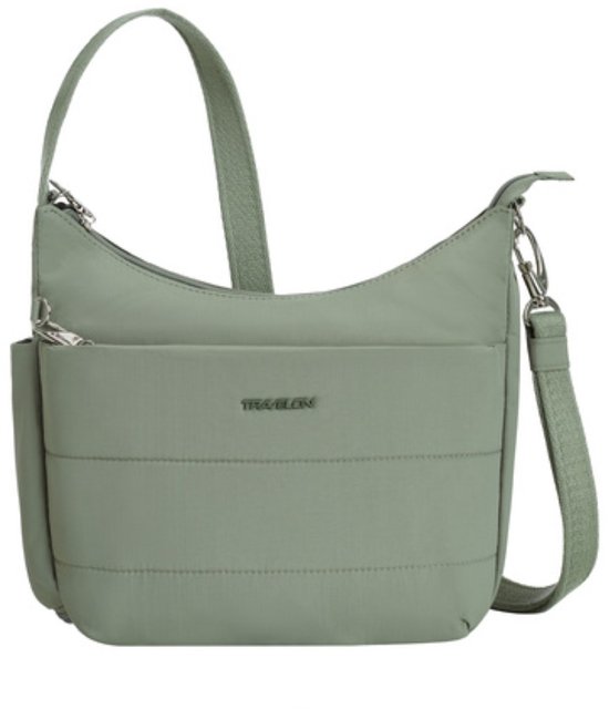 Travelon Roam Medium Anti-diefstal Crossbody Tas - Mos groen