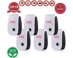 6 x Pest Reject - Ongediertebestrijder - Ongediertebestrijding -  Ongedierteverdrijver - Insectenverdrijver - Ongedierte - Ultrasoon -  Ultrasone Insectenbestrijding - Mieren Verjager