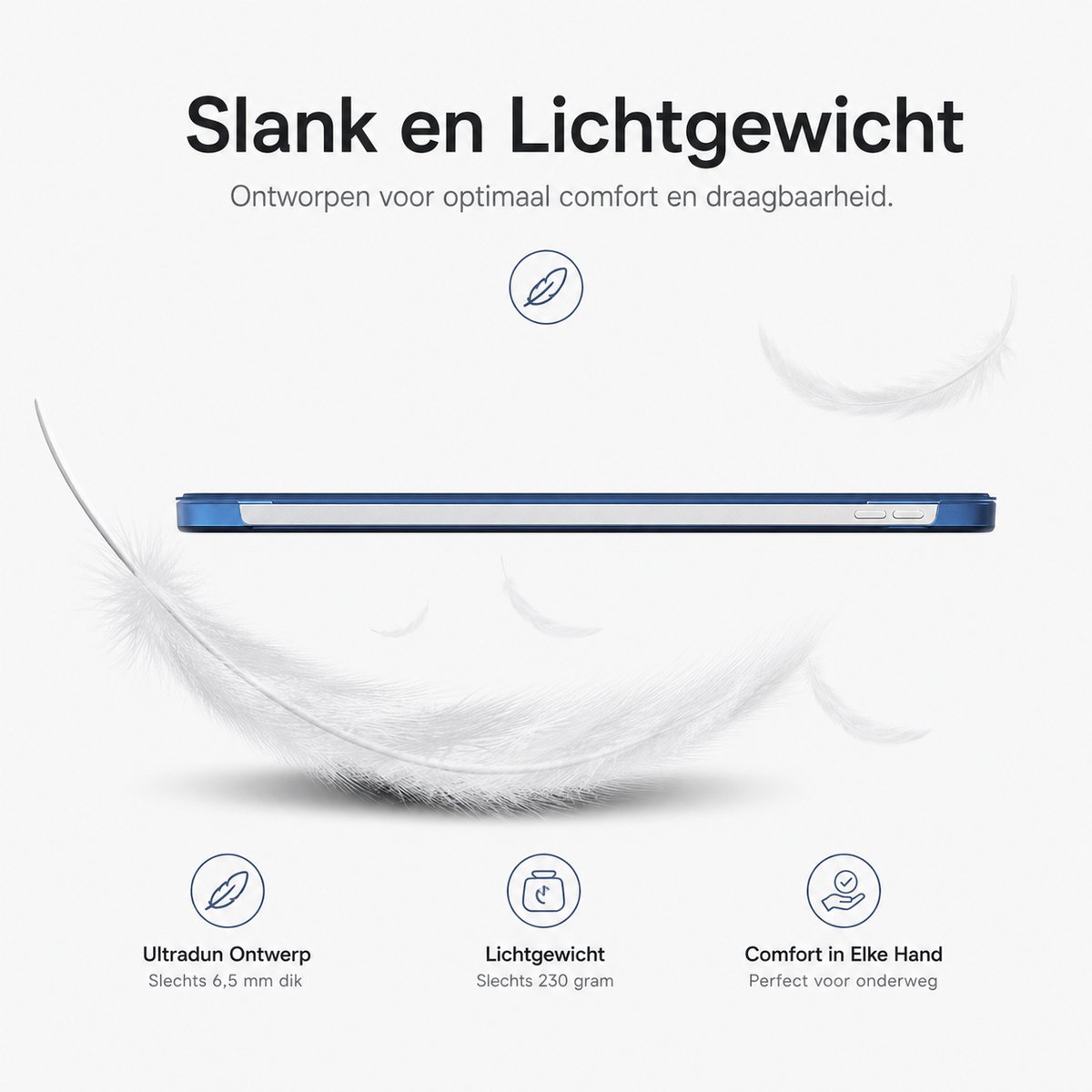 Sounix Tablet Hoes Geschikt voor Apple iPad 11 (2025) A16/iPad 10.9 Inch 10e generatie (2022) - Hoesje - Blauw — afbeelding 7