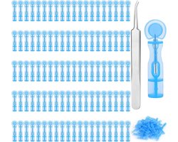 100 Steriele Acne Pimple Naalden en Comedone Tweezers voor Thuisgebruik en Schoonheidsbehandelingen…