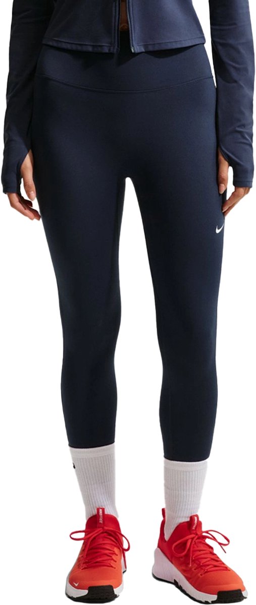 Nike dri-fit one 7/8 tight in de kleur marine. Blauw