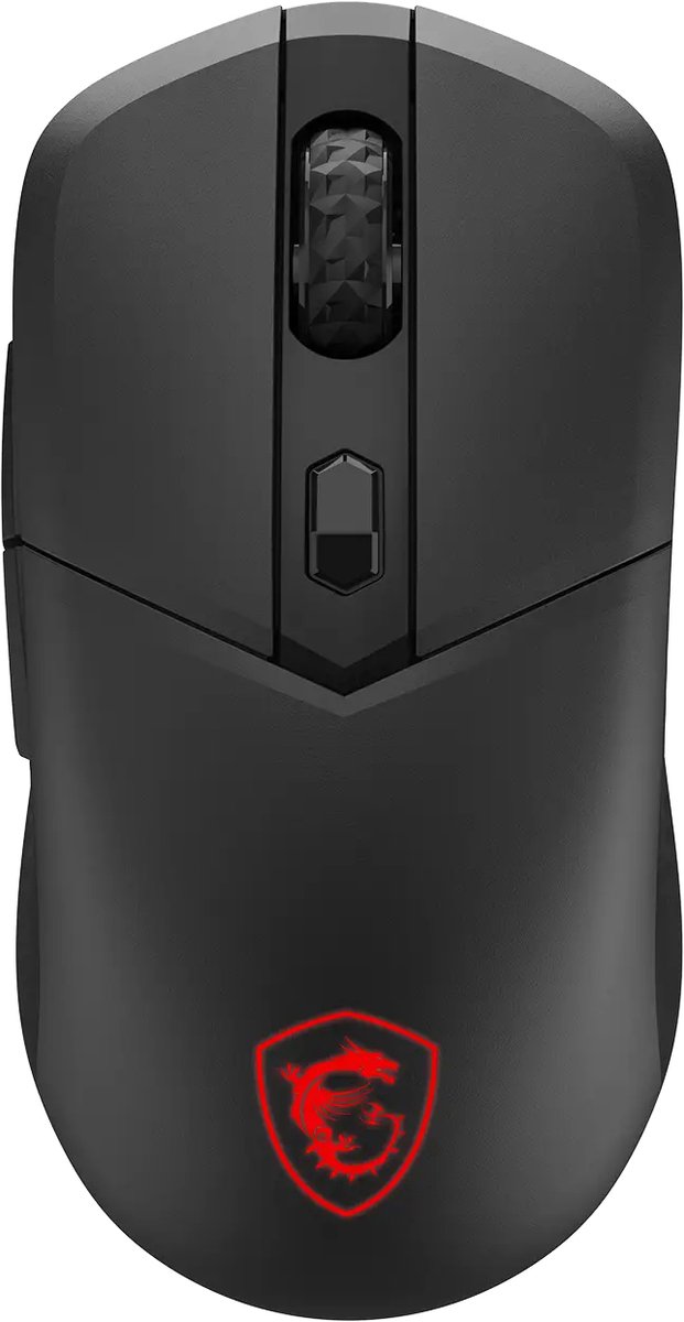 MSI Versa 300 Wireless 8K Gaming Muis - 8000Hz Polling Rate - 66g Ultralight - 196 uur Batterijduur - 26.000 DPI - Zwart