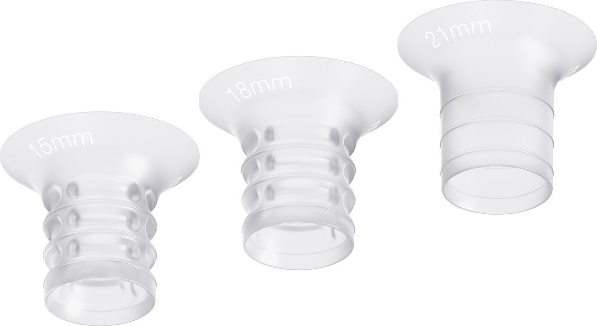 Medela Inserts voor Borstkolf – 6 stuks in 3 maten (15, 18 & 21 mm)