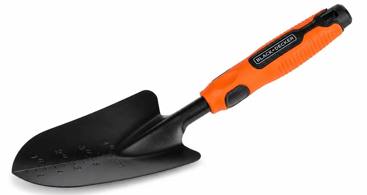 Black+Decker Plantschepje met Maatverdeling – Metalen Tuinschepje 35 cm