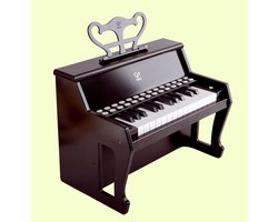 Hape Lichtgevende Piano Zwart - Kinderpiano met 25 Oplichtende Toetsen - Elektronisch Keyboard voor Kinderen vanaf 3 Jaar