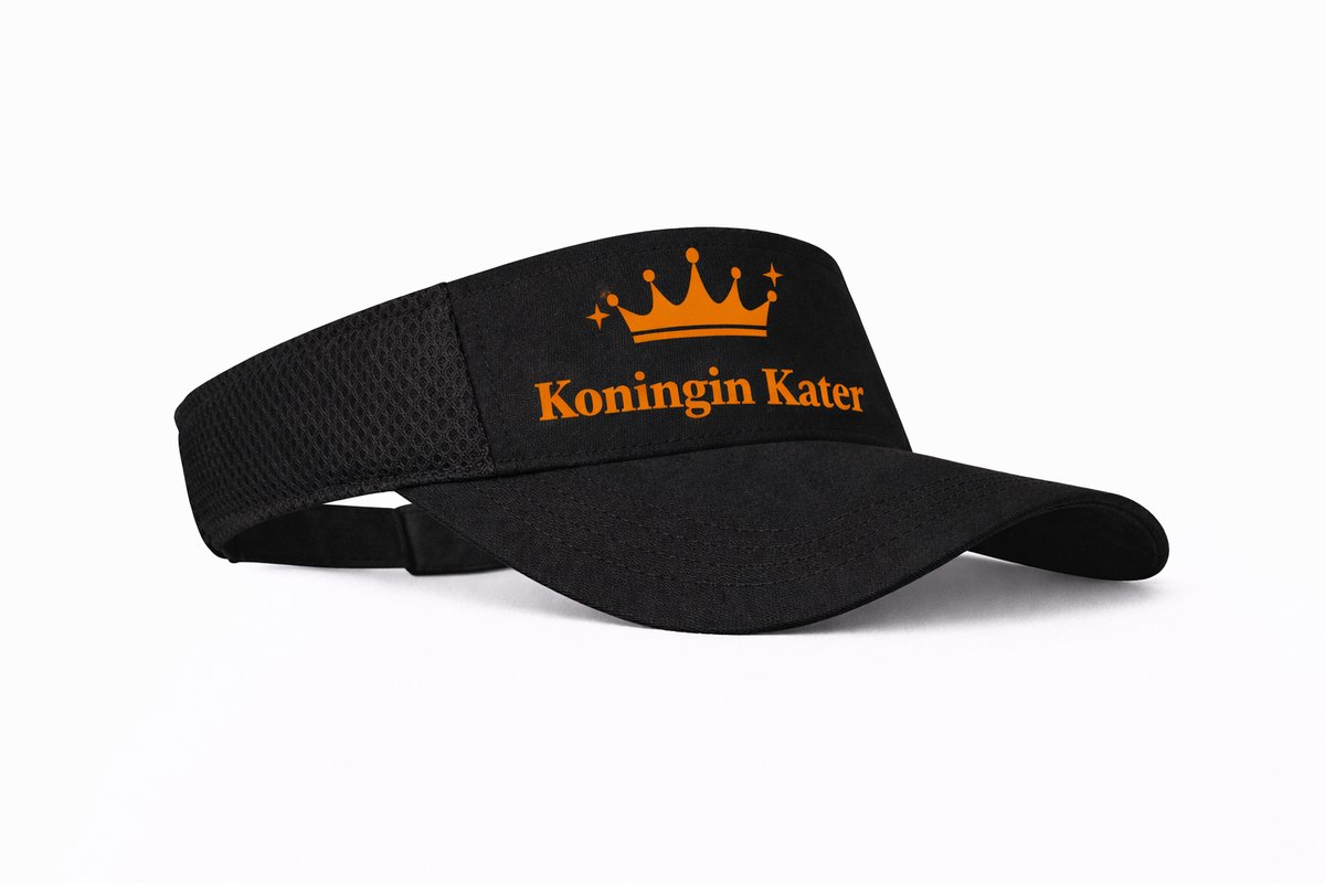 Zonneklep - Zwart - Wijn Koningin - One Size