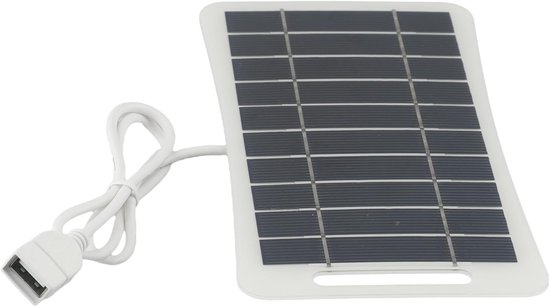 2W 5V zonnepaneel oplader USB-uitgang voor mobiele telefoons in de buitenlucht, zonne-energie tuinverlichting en klein DC-batterijgebruik van Merkloos — afbeelding 5