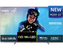 CHiQ M65QN9G - Smart TV 65 Inch - 4K Mini LED - QLED Smart TV - Google TV 5.0 - Dolby Vision