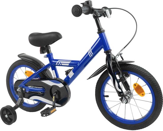 vidaXL - Kinderfiets - 14 - Inch - voor - 3-5 - jaar - oud - Donkerblauw van VidaXL — afbeelding 5
