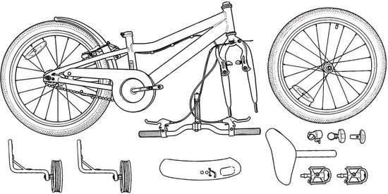 vidaXL - Kinderfiets - 14 - Inch - voor - 3-5 - jaar - oud - Lichtblauw van VidaXL — afbeelding 5