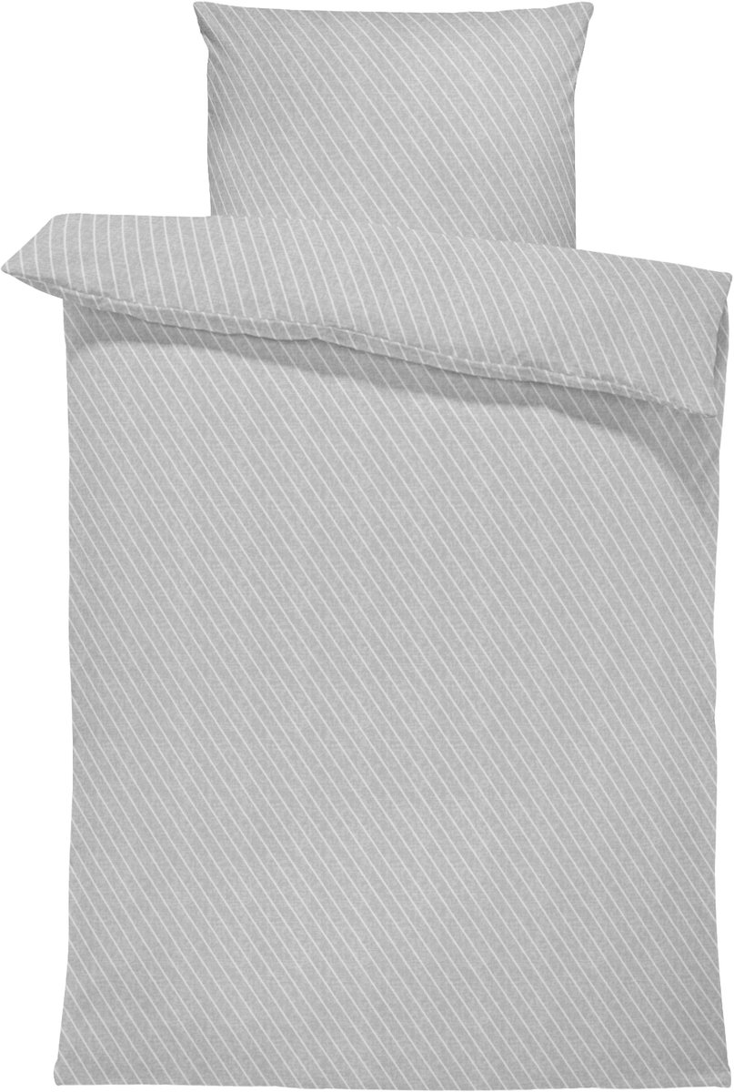 Dekbedovertrek 100% Katoen Premium - 140 x 200cm - 1 persoon - Jeans Grey