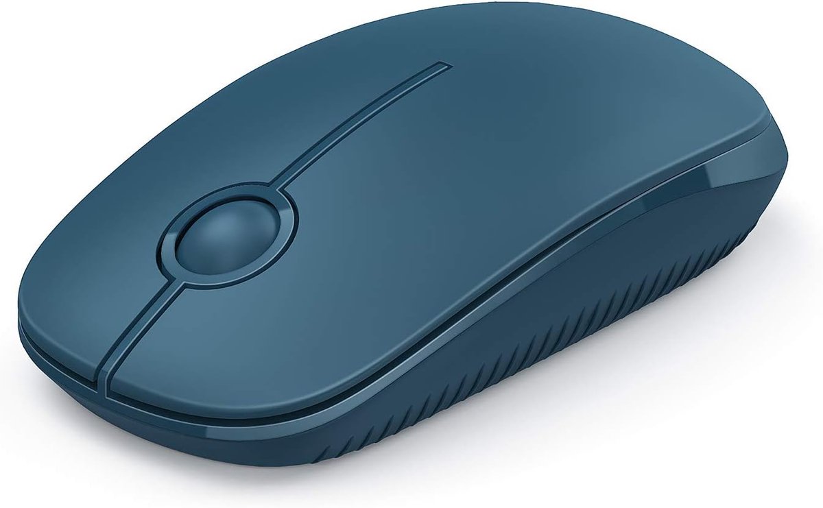 Bol.com Sounix Draadloze Muis - 2.4G - Laptop en Computer - DPI 1600 - Stil - Blauw aanbieding