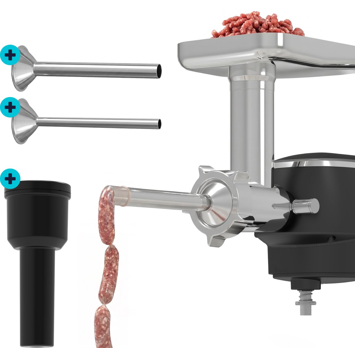 Fentic Worstenvuller - Geschikt voor Fentic SM-1604NM keukenmachine (7L)