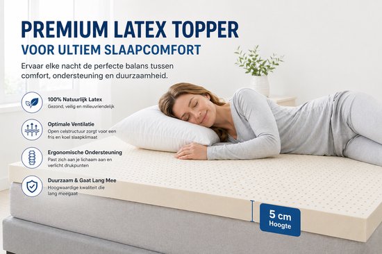 QualyLiving DuoComfort Matras Topper