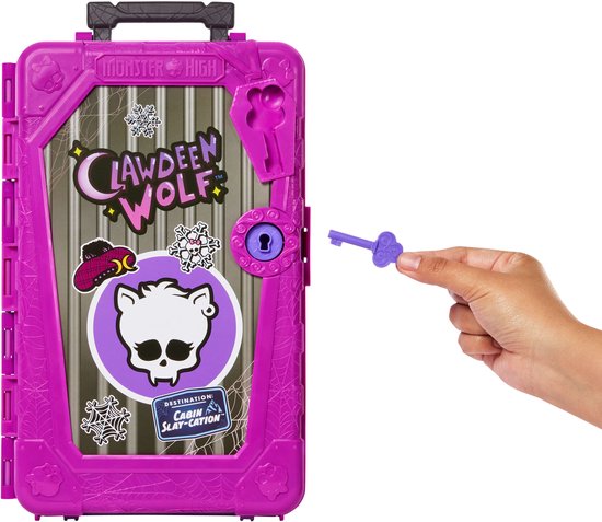 Monster High Skulltimate Secrets Cabinevakantie Speelset - Clawdeen Wolf Pop en Accessoires van Monster High — afbeelding 3