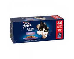 Felix Kattenvoer Nat Elke Dag Feest Gelei Mix Selectie Multipack - 44x85 gr