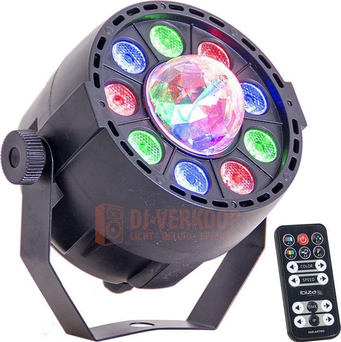 Ibiza Light -    2-IN-1 LICHT EFFECT – PAR PROJECTOR + ASTRO