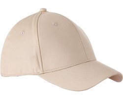 Magnetische paardenstaart pet voor dames - Ademend katoen, verstelbare baseball cap voor sport en fitness, ideaal voor lang haar in beige