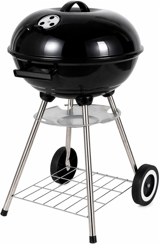 Barbecue Garden Grill Kogelgrill Houtskoolbarbecue bbq - Ø44 cm - Zwart van Merkloos — afbeelding 3