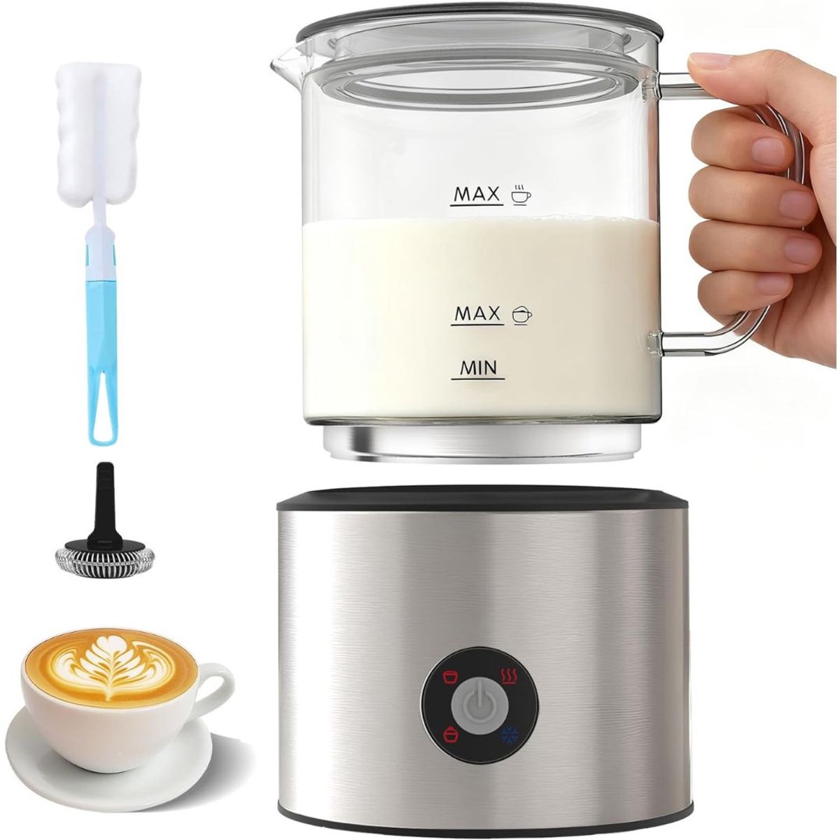 CLGP® Melkopschuimer – Melk Frother – Melkopschuim Apparaat