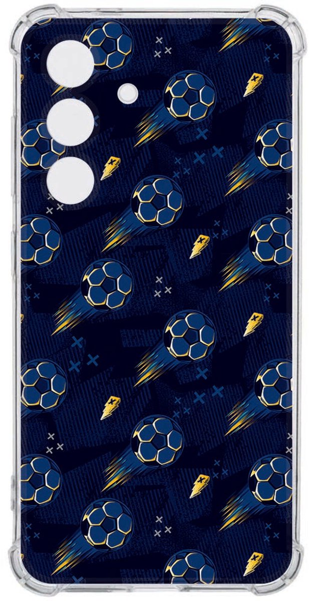 Samsung Galaxy S26 Plus TPU Siliconen Hoesje Voetbal Shockproof