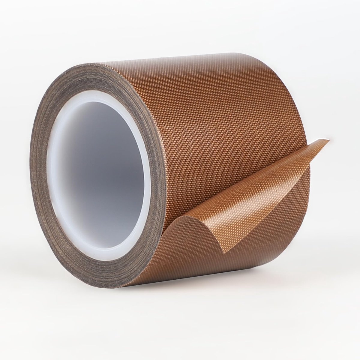 carmdering - PTFE Glasvezel Tape - Hittebestendig Band - Industriële Tape - Hoge Temperatuur Tot 300°C - Residu-Vrije Verwijdering - PTFE-Coated Glasvezelweefsel - Slijtvast En Scheurvast - Veelzijdig Inzetbaar Voor Industrie - 1 Rol