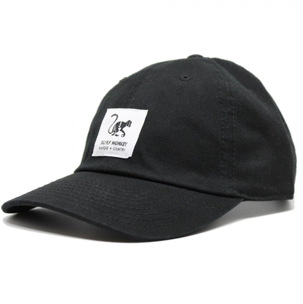 Surf Monkey - Baseballpet - Katoen - Eén maat - Zwart