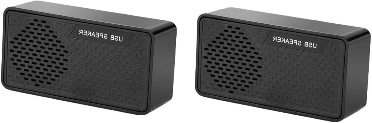 Draadloze Speakers - Geluidssystemen - Muziek Luisteren - Anti-collision Ontwerp - 2 Stuks - Zwart