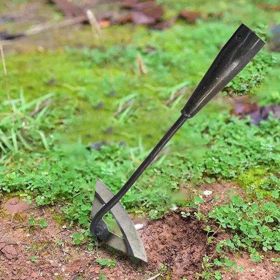 Onkruidsteker - Aarde losmaken - Tuinonderhoud - Hete smeedtechniek - 37 x 18 x 10 cm - Metaal — afbeelding 2