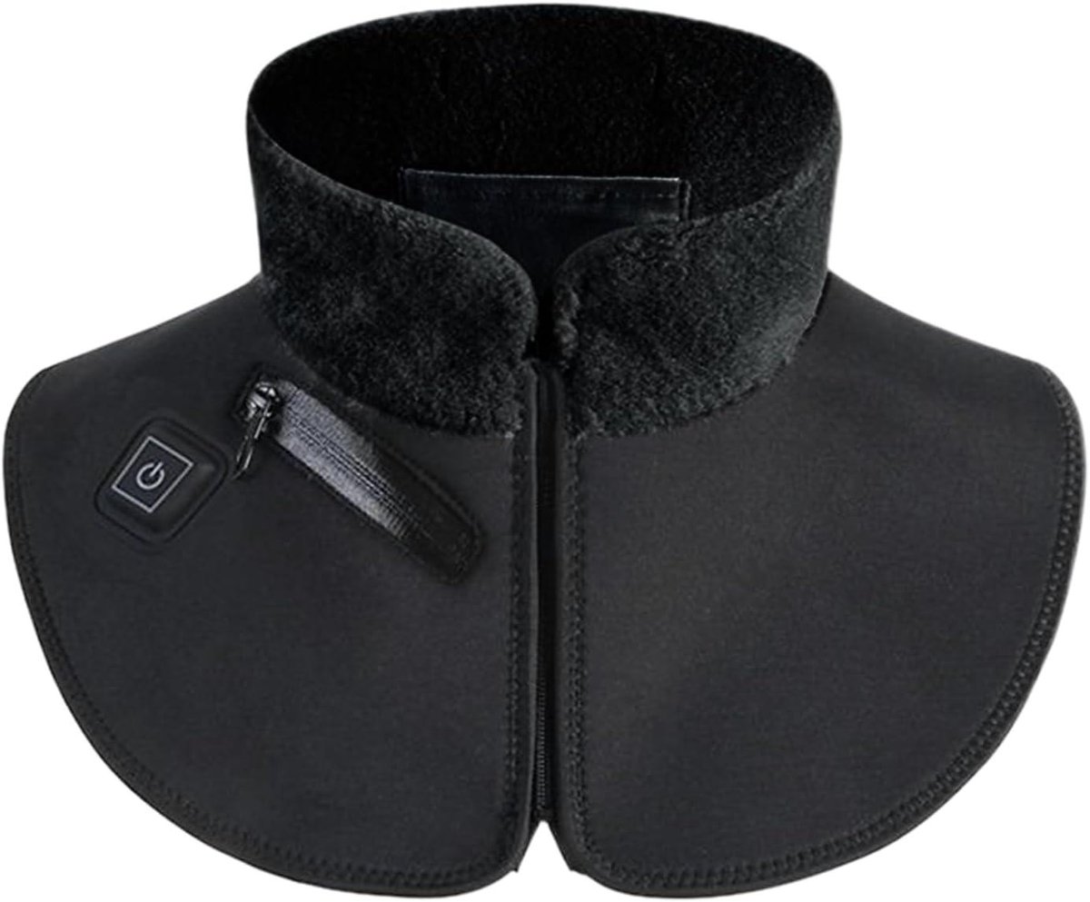 Verwarmingskussen Nek Schouders - Elektrische Schouderwarmer - Spierontspanning Bevorderen - Drievoudige Warmte-instellingen - 35 x 21 cm - Grijs
