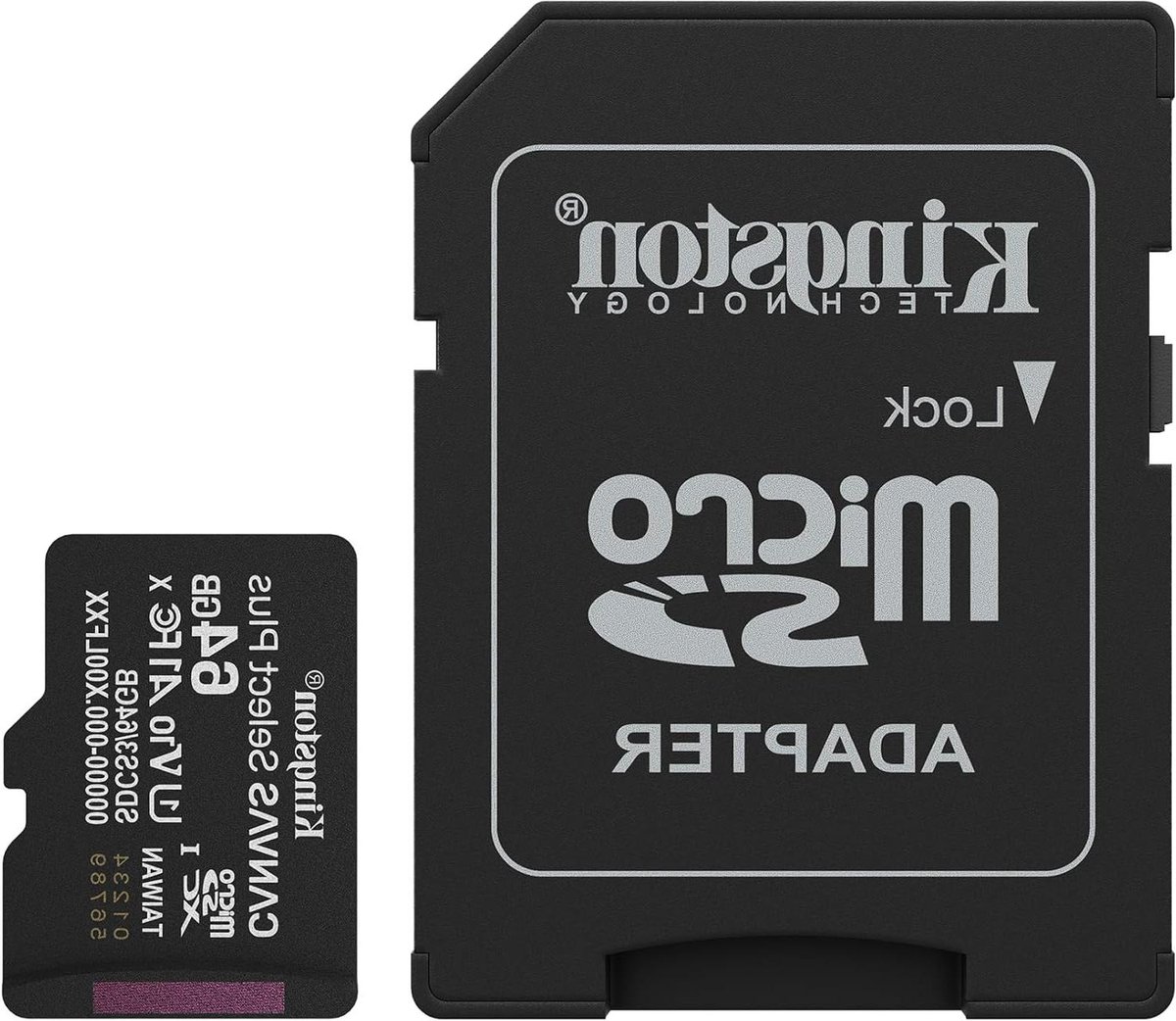 MicroSD Geheugenkaart - Opslagkaart SDXC - Bestanden Opslaan - A1 App Prestaties - 64GB - Zwart