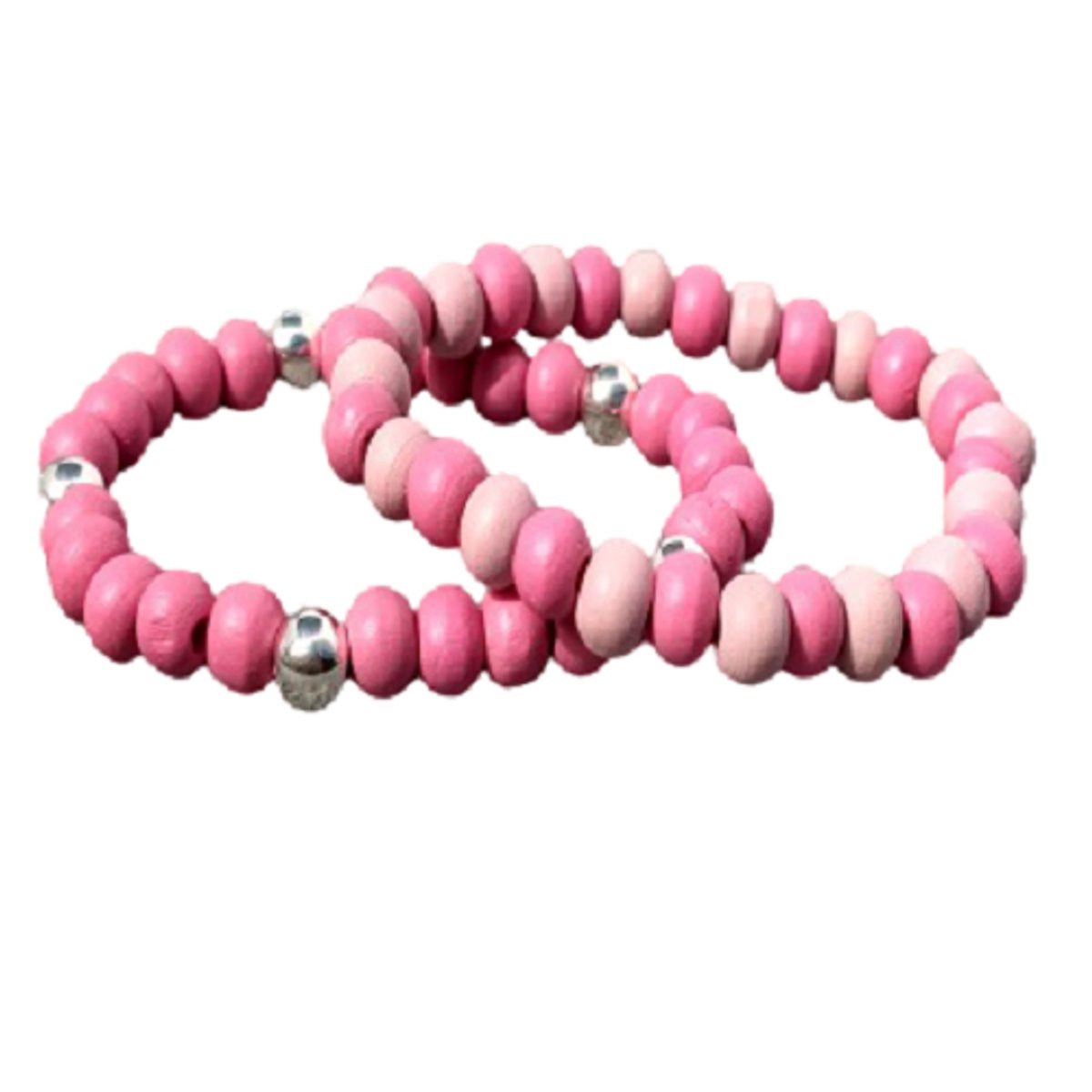 Aanpasbare armband-beads Pink