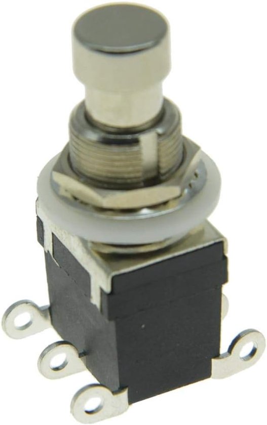 Pedaalschakelaar Set - Voetschakelaars Drukknop - Muziekprojecten Aanpassen - Heavy Duty Latching - 10 Stuks - Zwart — afbeelding 5