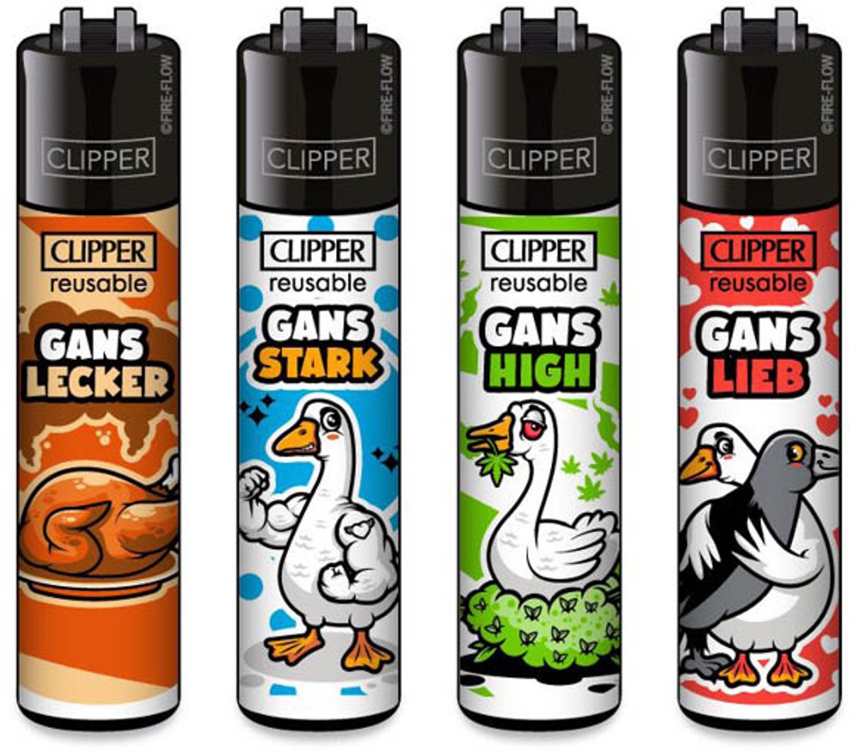 Clipper - aansteker large - grote ganzen - (4 stuks)